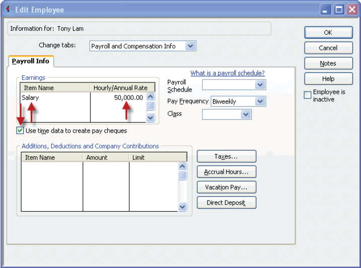 how to change payment method for quickbooks payroll service